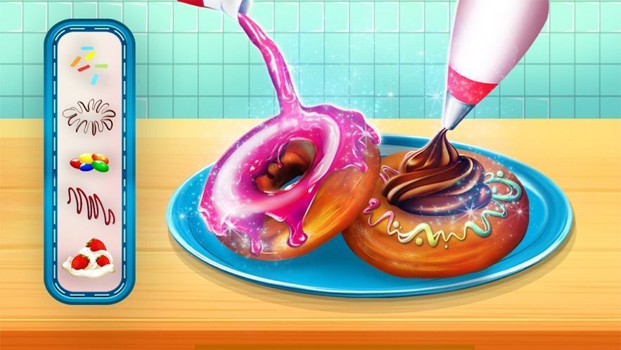 甜甜圈店童装烹饪游戏安卓版图片1