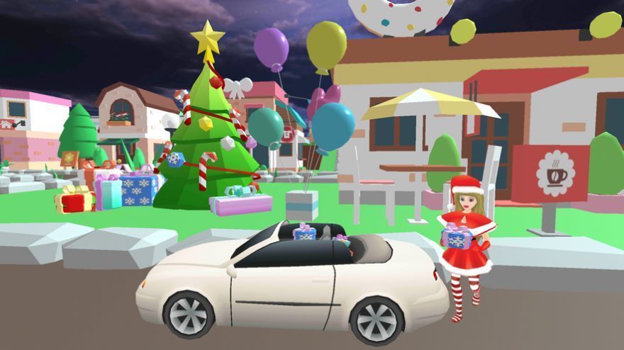 圣诞圣诞老人女孩开车游戏官方最新版图片1