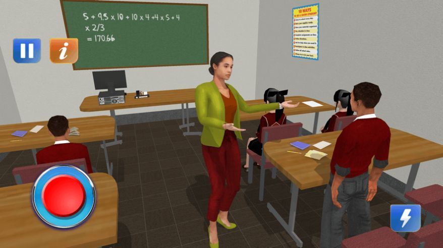 学校教师模拟器3D游戏安卓版v1.0 截图3