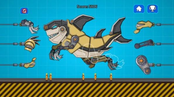 鲨鱼机器人2020无限金币无限钻石版最新破解版v2.3 截图1