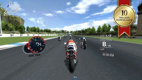 摩托车压弯模拟器破解版游戏无限金币版v1.1.42 截图1