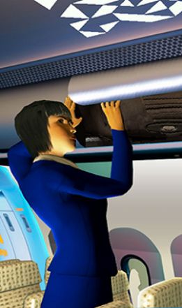 机场空姐模拟器游戏官方最新版v1.1 截图2