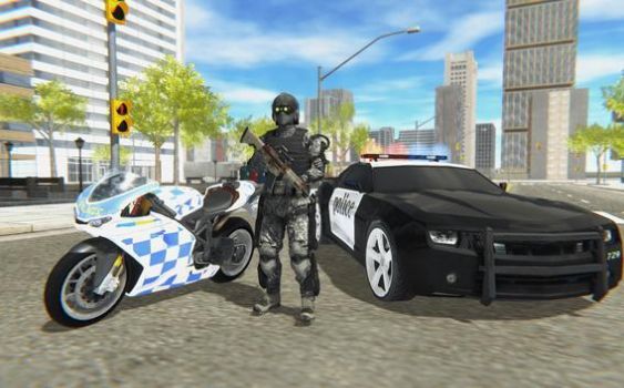 骑着摩托车的警察游戏官方版v1.2 截图1