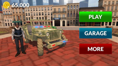 警察吉普车模拟器游戏中文版 截图1