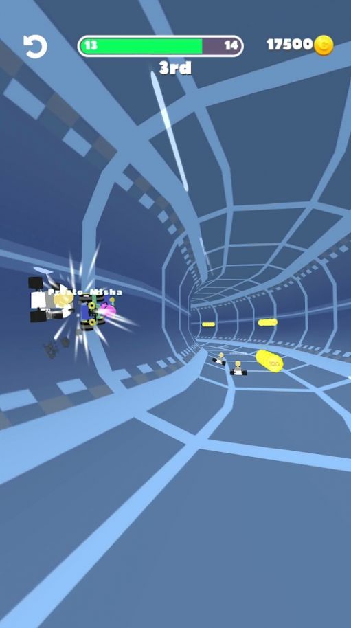 隧道卡丁车游戏无限金币破解版图片1