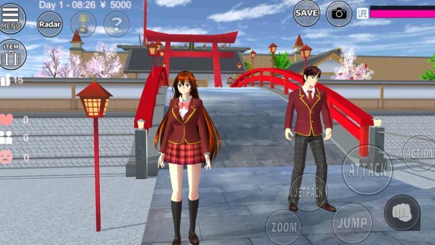 樱花校园模拟器最新版下载有别墅中文版图片1