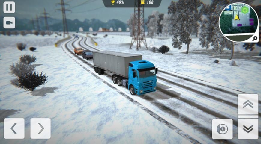 雪地卡车模拟器游戏官方版v1.1 截图2
