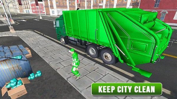 微信清理垃圾车小程序游戏图片1