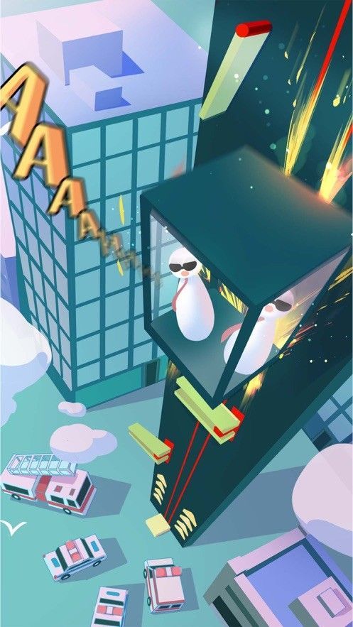 电梯惊魂安全落地游戏官方中文版v1.0.0 截图3
