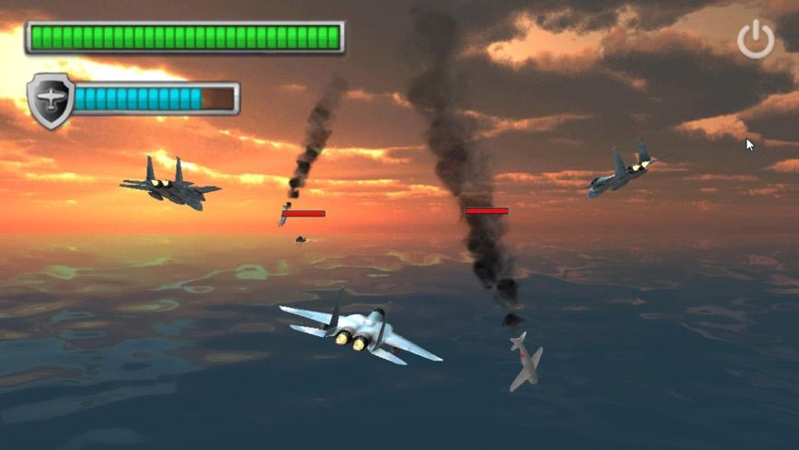 空战英豪3D游戏中文安卓版v1.0 截图0