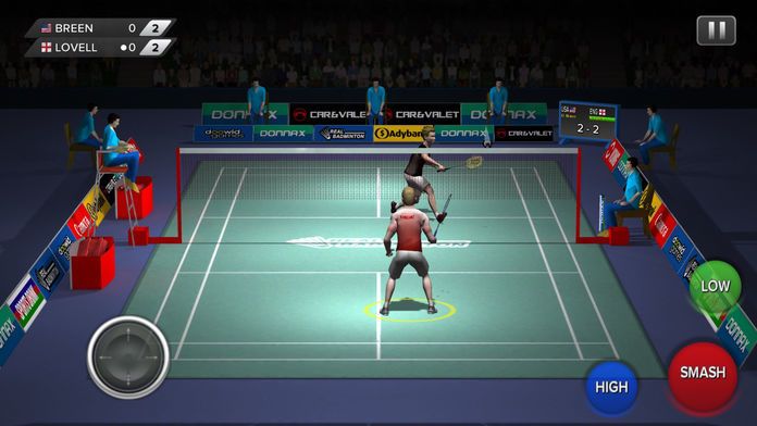 Real Badminton安卓免费中文版（真实羽毛球）v1.3 截图1