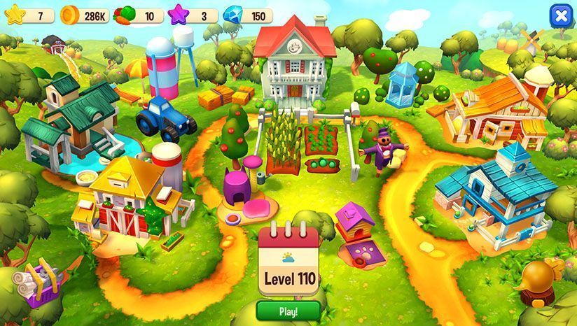 疯狂农场刷新游戏中文手机版（Farm Frenzy Refreshed）图片1