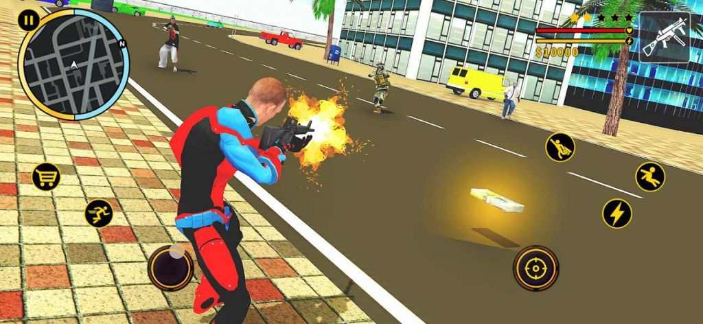 飞天蜘蛛超级英雄游戏安卓版v1.1 截图2