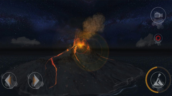 超真实火山爆发模拟器游戏下载手机版最新版v1.1 截图1