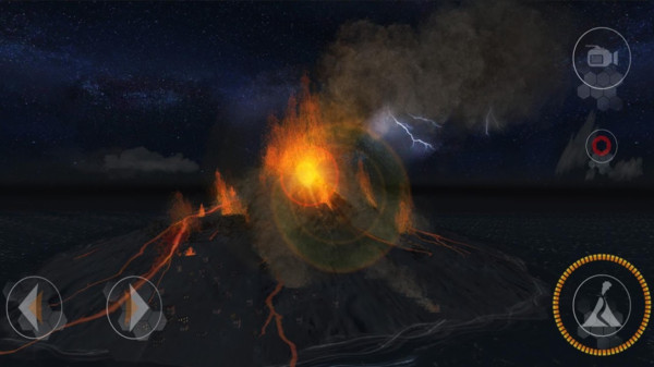 超真实火山爆发模拟器游戏下载手机版最新版v1.1 截图0