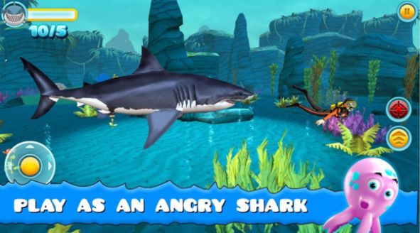 大鲨鱼进食小游戏官方版v1.1 截图1