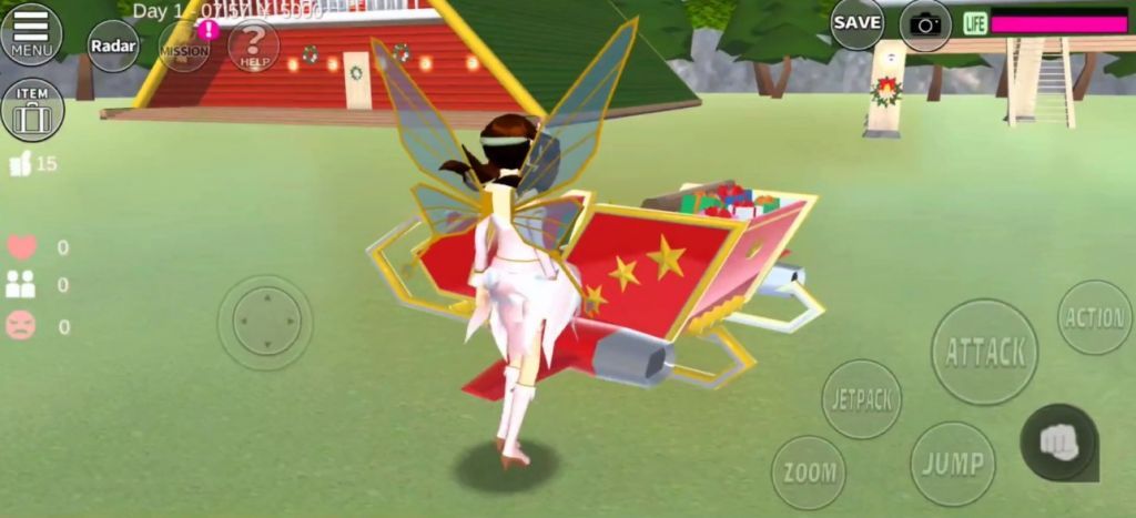 樱花校园模拟器天使裙追风汉化中文无广告
