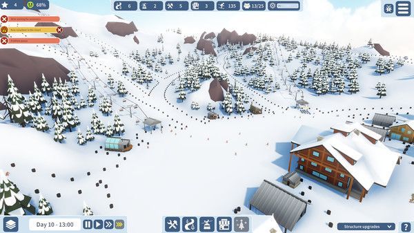 steam雪场大亨游戏免费破解版（Snowtopia: Ski Resort Tycoon）v1.0 截图0
