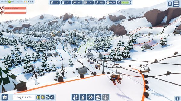 steam雪场大亨游戏免费破解版（Snowtopia: Ski Resort Tycoon）图片1