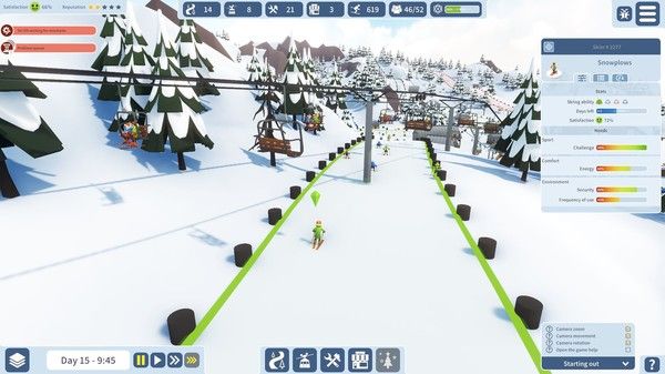 steam雪场大亨游戏免费破解版（Snowtopia: Ski Resort Tycoon）v1.0 截图1