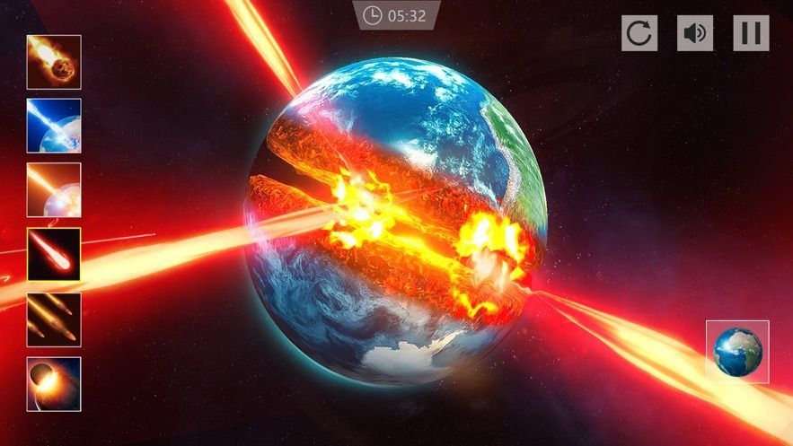星球毁灭爆炸模拟器12种毁灭最新版2021v1.0 截图0