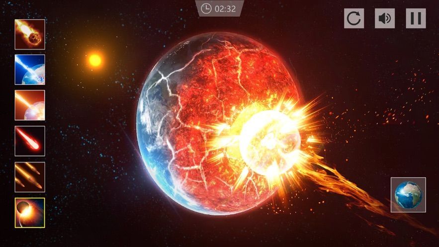 星球毁灭爆炸模拟器12种毁灭最新版2021v1.0 截图2