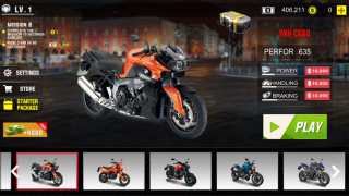 狂热摩托暴力摩托车模拟驾驶赛车游戏下载iOSv1.2.2 截图1