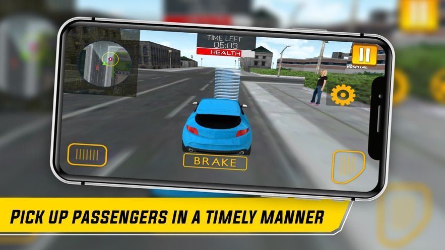 Taxi Simulator 2021游戏中文手机版图2