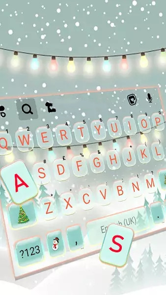 Christmas Lights主题键盘工具app手机最新版图片1
