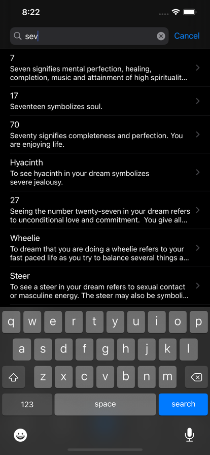 英文解梦词典app