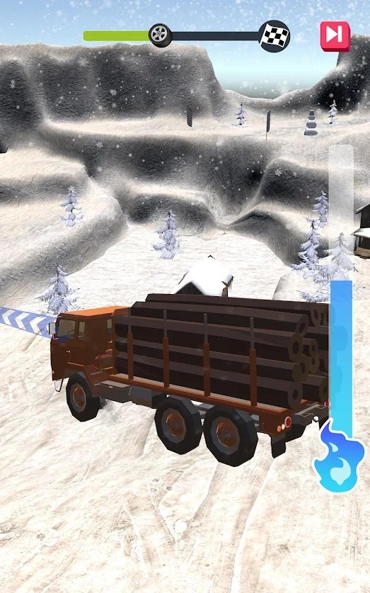 冬季公路卡车司机游戏手机版（Winter Road Truckers）图3
