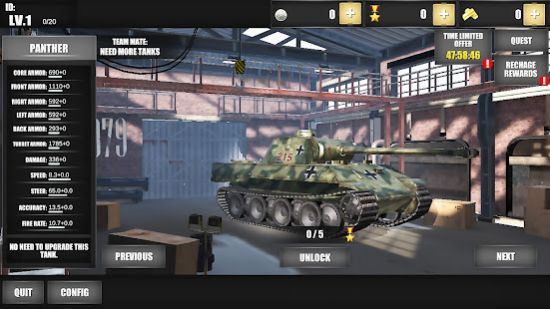 世界大战坦克大逃杀游戏官方版图片1