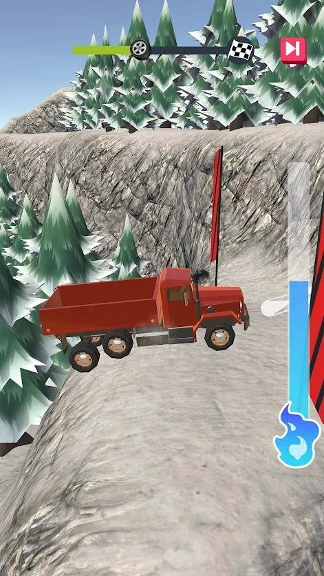 冬季公路卡车司机游戏手机版（Winter Road Truckers）图1
