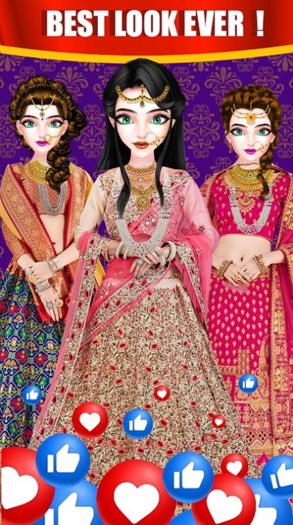 印度女孩新娘化妆游戏官方版（Indian Wedding Bridal Makeup）图0