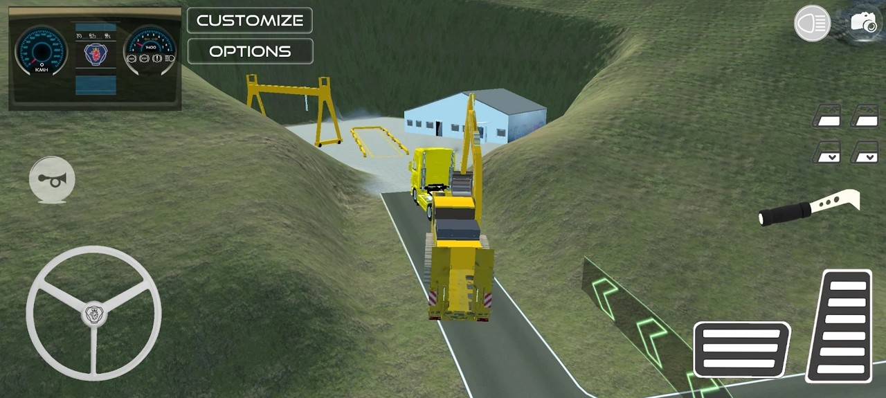 危险的道路卡车司机游戏中文版（Dangerous Roads Trucker）图0