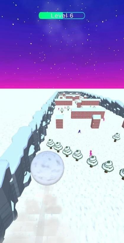 雪球向前滚游戏官方版(Snowball Down)图2