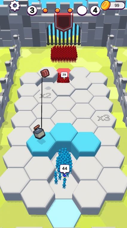 六角形战斗游戏官方版（Hexagon Battle）图2