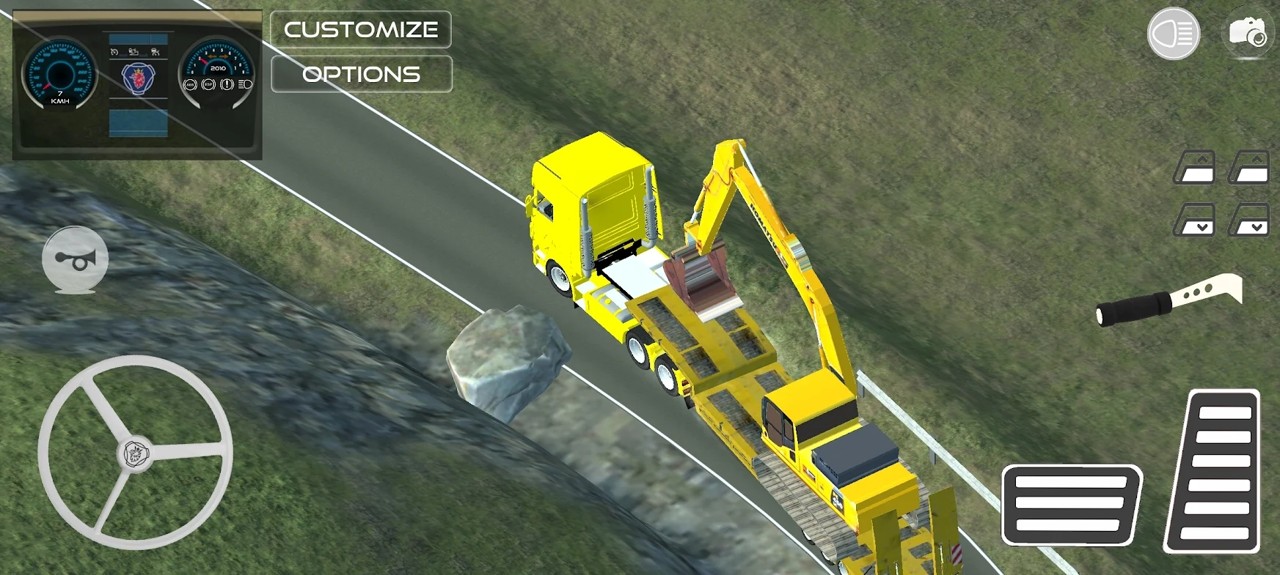 危险的道路卡车司机游戏中文版（Dangerous Roads Trucker）