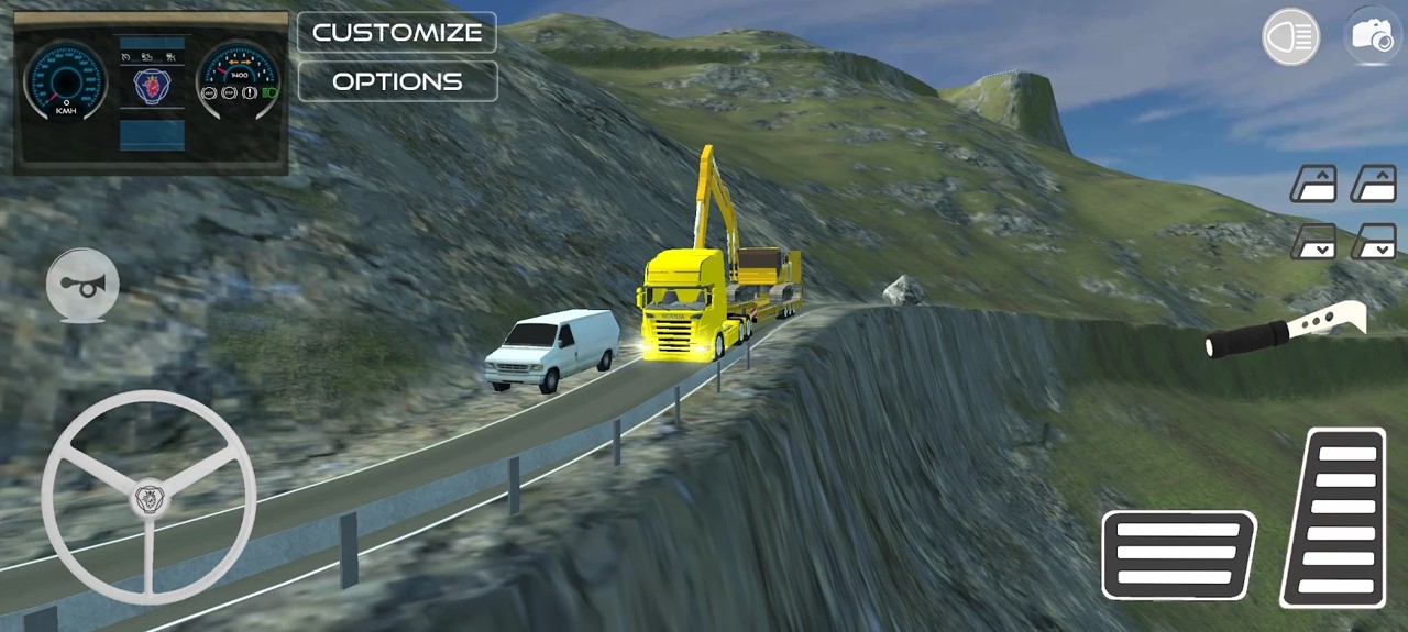 危险的道路卡车司机游戏中文版（Dangerous Roads Trucker）图片1