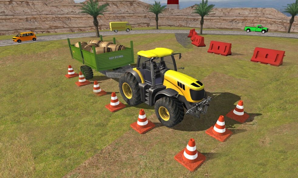 货物拖拉机手推车游戏官方安卓版（Cargo Tractor Trolley Game）图1