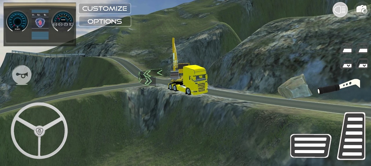 危险的道路卡车司机游戏中文版（Dangerous Roads Trucker）