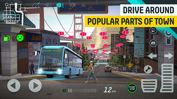 巴士模拟器手机版V2.5 截图5