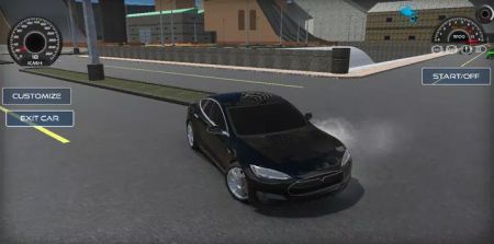 特斯拉城市驾驶游戏中文版（Tesla City Drive Game - Protocol Simulation）