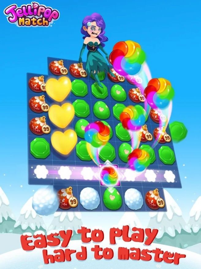 果冻配对游戏官方安卓版（Jellipop Match）图1
