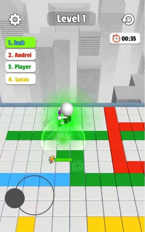 弹跳杆涂色竞赛游戏官方版（Pogo Colors）图2