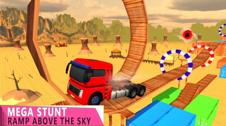 卡车特技跳跃驾驶游戏官方版图1