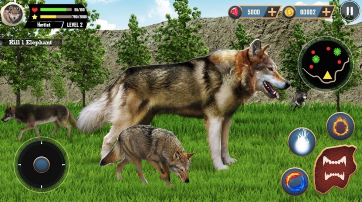 森林孤狼模拟器游戏官方手机版