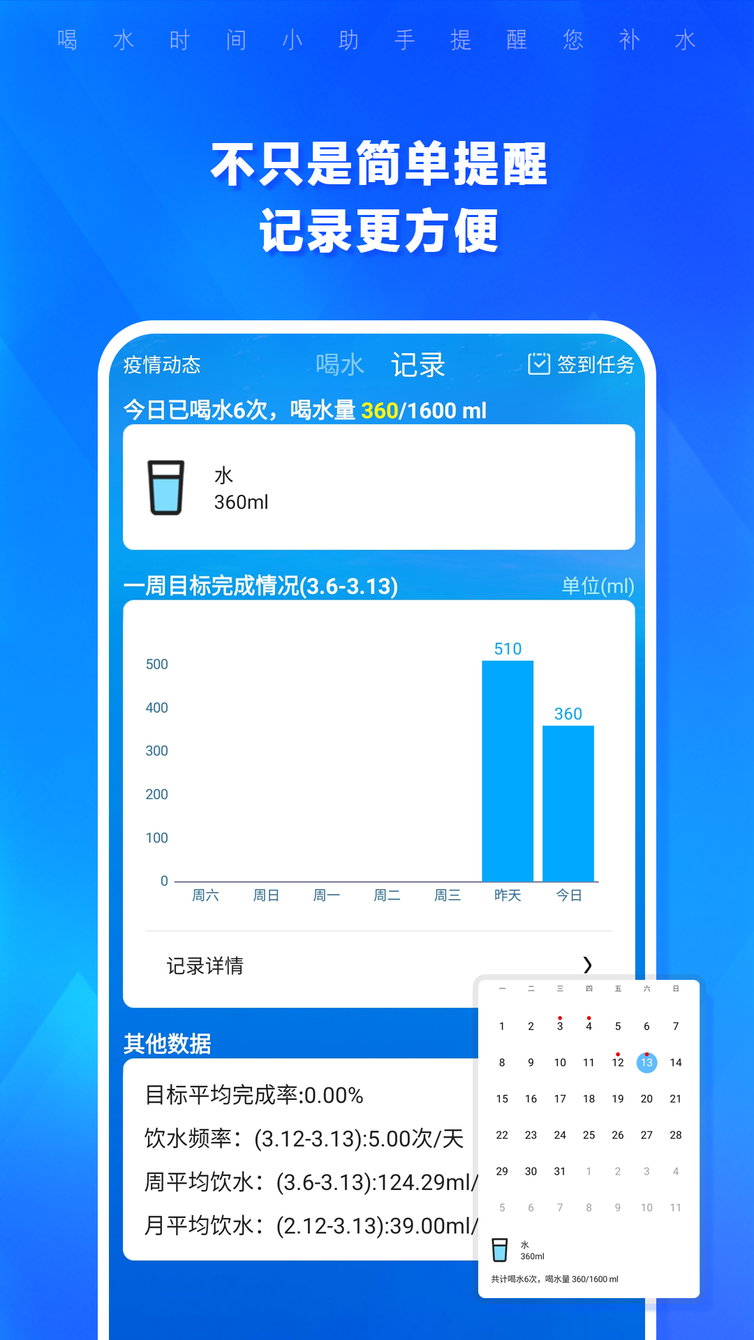 喝水时间app下载-喝水时间app安卓版下载v2.1.0 截图1